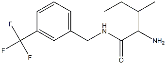 2-amino-3-methyl-N-[3-(trifluoromethyl)benzyl]pentanamide Struktur