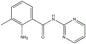 2-amino-3-methyl-N-pyrimidin-2-ylbenzamide Struktur