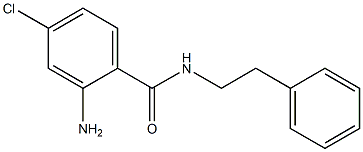 2-amino-4-chloro-N-(2-phenylethyl)benzamide Struktur