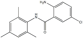 2-amino-5-chloro-N-(2,4,6-trimethylphenyl)benzamide Struktur