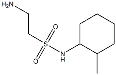 2-amino-N-(2-methylcyclohexyl)ethanesulfonamide Struktur