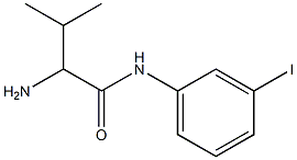 2-amino-N-(3-iodophenyl)-3-methylbutanamide Struktur