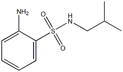 2-amino-N-isobutylbenzenesulfonamide Struktur