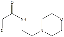 2-chloro-N-(2-morpholin-4-ylethyl)acetamide Struktur