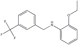 2-ethoxy-N-{[3-(trifluoromethyl)phenyl]methyl}aniline Struktur