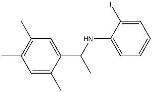 2-iodo-N-[1-(2,4,5-trimethylphenyl)ethyl]aniline Struktur