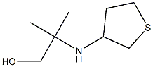 2-methyl-2-(thiolan-3-ylamino)propan-1-ol Struktur