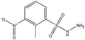 2-methyl-3-nitrobenzene-1-sulfonohydrazide Struktur