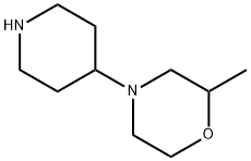 2-methyl-4-piperidin-4-ylmorpholine Struktur