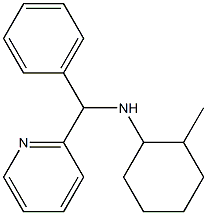 2-methyl-N-[phenyl(pyridin-2-yl)methyl]cyclohexan-1-amine Struktur