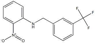 2-nitro-N-{[3-(trifluoromethyl)phenyl]methyl}aniline Struktur