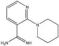 2-piperidin-1-ylpyridine-3-carboximidamide Struktur