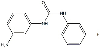 3-(3-aminophenyl)-1-(3-fluorophenyl)urea Struktur