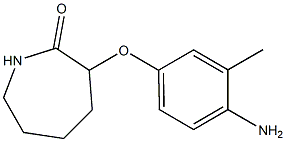 3-(4-amino-3-methylphenoxy)azepan-2-one Struktur