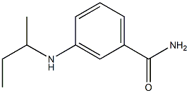 3-(butan-2-ylamino)benzamide Struktur