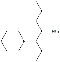 3-(piperidin-1-yl)heptan-4-amine Struktur