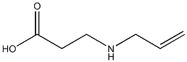 3-(prop-2-en-1-ylamino)propanoic acid Struktur