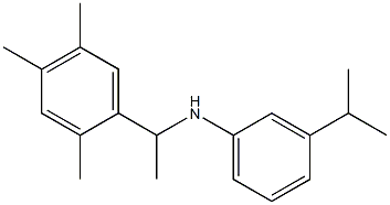 3-(propan-2-yl)-N-[1-(2,4,5-trimethylphenyl)ethyl]aniline Struktur