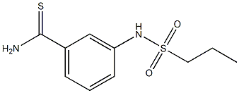 3-[(propylsulfonyl)amino]benzenecarbothioamide Struktur