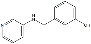 3-[(pyridin-3-ylamino)methyl]phenol Struktur