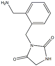 3-[2-(aminomethyl)benzyl]imidazolidine-2,4-dione Struktur