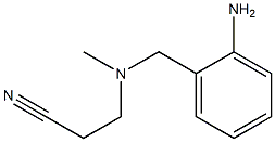 3-{[(2-aminophenyl)methyl](methyl)amino}propanenitrile Struktur