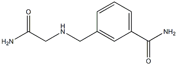 3-{[(carbamoylmethyl)amino]methyl}benzamide Struktur