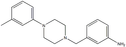 3-{[4-(3-methylphenyl)piperazin-1-yl]methyl}aniline Struktur