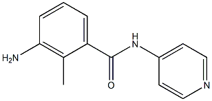 3-amino-2-methyl-N-pyridin-4-ylbenzamide Struktur