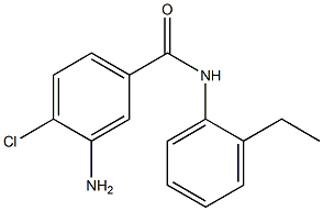 3-amino-4-chloro-N-(2-ethylphenyl)benzamide Struktur