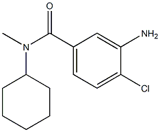 3-amino-4-chloro-N-cyclohexyl-N-methylbenzamide Struktur