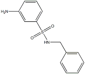 3-amino-N-benzylbenzene-1-sulfonamide Struktur