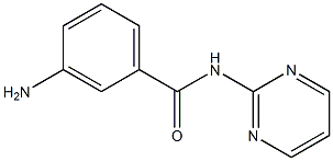 3-amino-N-pyrimidin-2-ylbenzamide Struktur