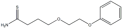 4-(2-phenoxyethoxy)butanethioamide Struktur