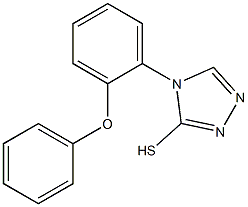 4-(2-phenoxyphenyl)-4H-1,2,4-triazole-3-thiol Struktur