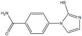 4-(2-sulfanyl-1H-imidazol-1-yl)benzamide Struktur