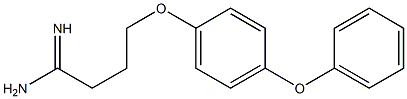 4-(4-phenoxyphenoxy)butanimidamide Struktur