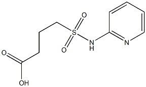 4-(pyridin-2-ylsulfamoyl)butanoic acid Struktur