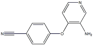 4-[(3-aminopyridin-4-yl)oxy]benzonitrile Struktur