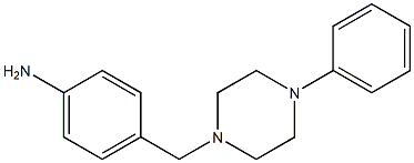 4-[(4-phenylpiperazin-1-yl)methyl]aniline Struktur