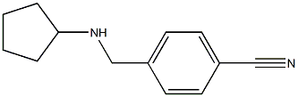 4-[(cyclopentylamino)methyl]benzonitrile Struktur