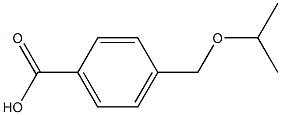 4-[(propan-2-yloxy)methyl]benzoic acid Struktur