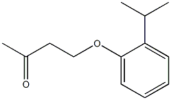 4-[2-(propan-2-yl)phenoxy]butan-2-one Struktur