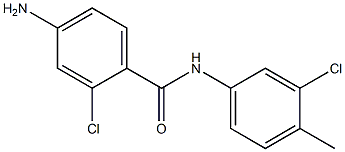 4-amino-2-chloro-N-(3-chloro-4-methylphenyl)benzamide Struktur