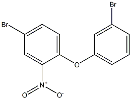 4-bromo-1-(3-bromophenoxy)-2-nitrobenzene Struktur