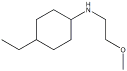 4-ethyl-N-(2-methoxyethyl)cyclohexan-1-amine Struktur