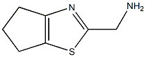 4H,5H,6H-cyclopenta[d][1,3]thiazol-2-ylmethanamine Struktur