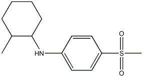 4-methanesulfonyl-N-(2-methylcyclohexyl)aniline Struktur