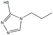 4-propyl-4H-1,2,4-triazole-3-thiol Struktur