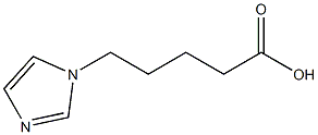 5-(1H-imidazol-1-yl)pentanoic acid Struktur